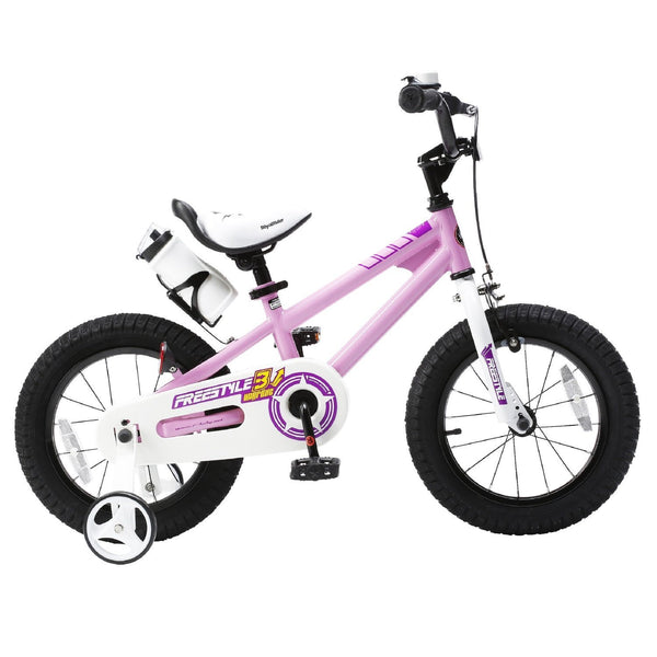 RoyalBaby BMX Freestyle Kids Bike, Boy's Bikes and Girl's Bikes with training wheels, 12-14 -16 -18 inch, in 6 colors. - Kookido Ltd.