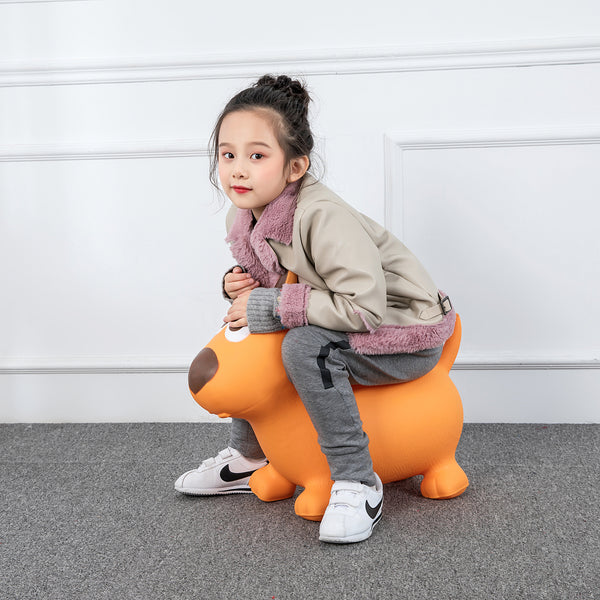 Inflatable Animal Hopper Ride-On Bouncer for Kids – Puppy