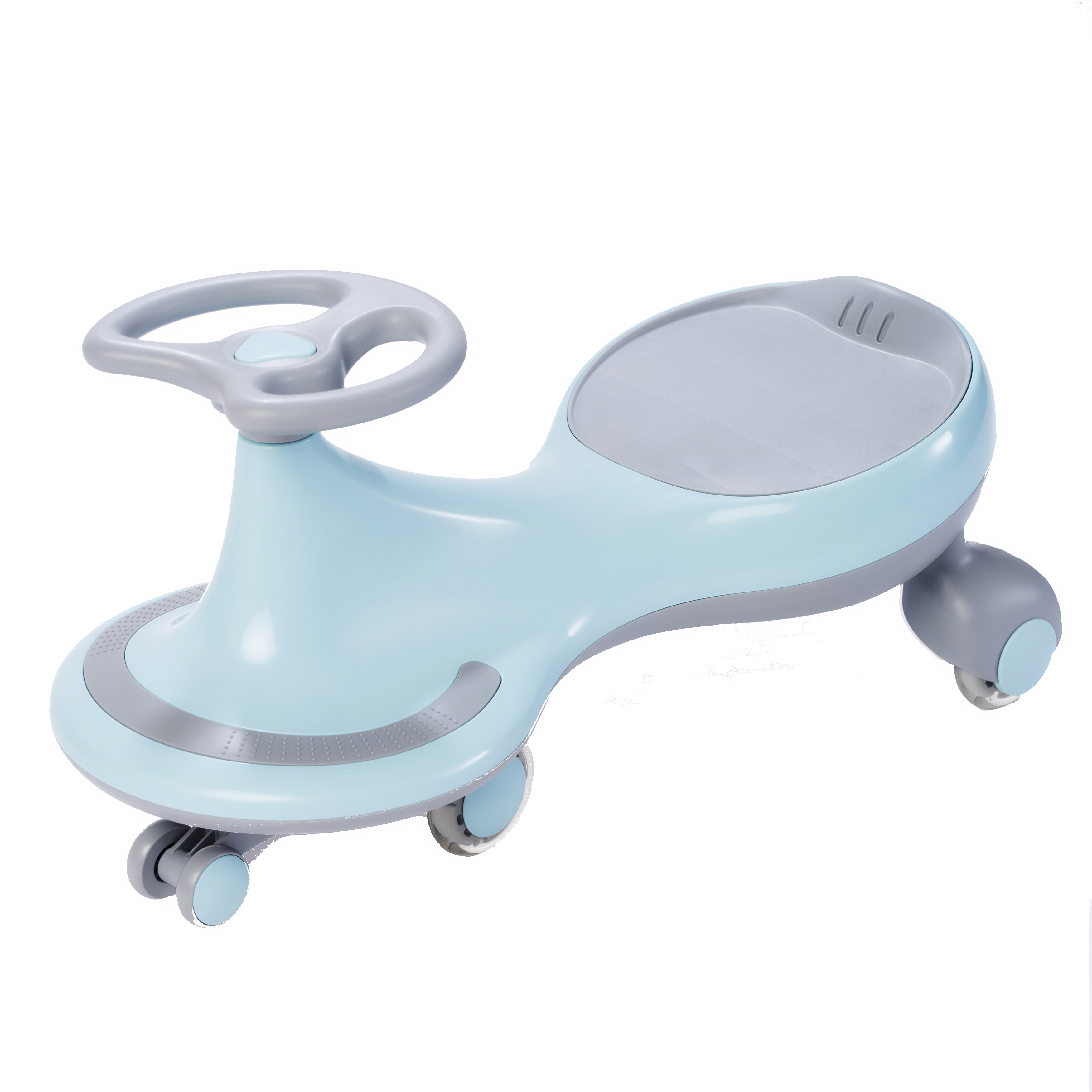 Wiggle Car, Swing Car with Quiet Flashing Wheels, Ride-on